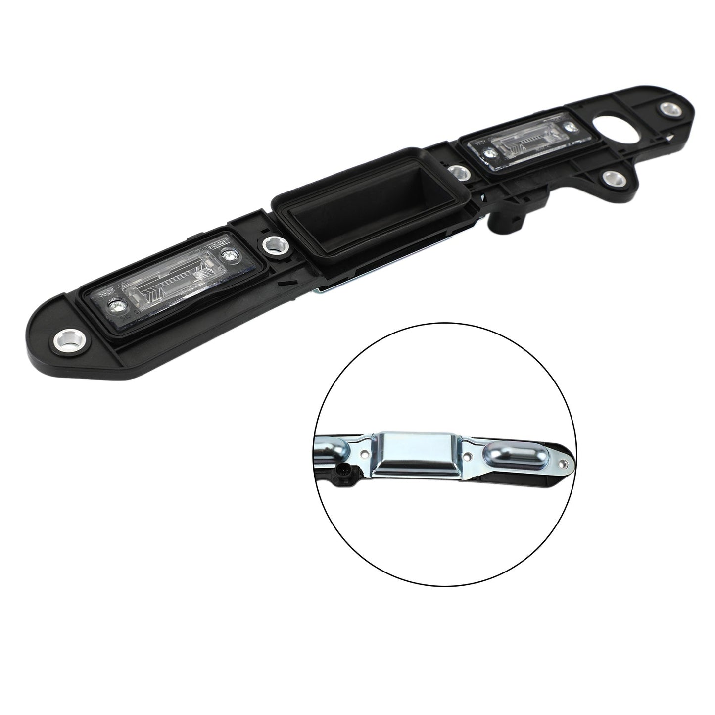 Maniglia del cofano del bagagliaio con luce targa adatta per VW Golf Jetta Passat B6 Touran Generico