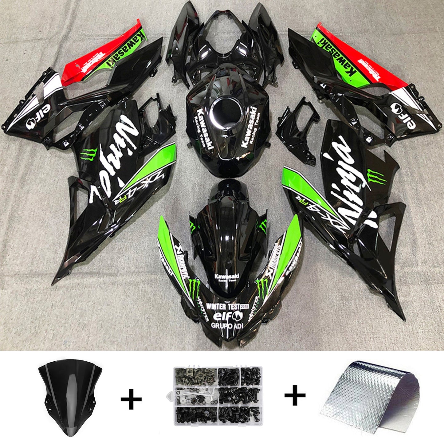 Kit carenatura Kawasaki EX400/Ninja400 2018-2022