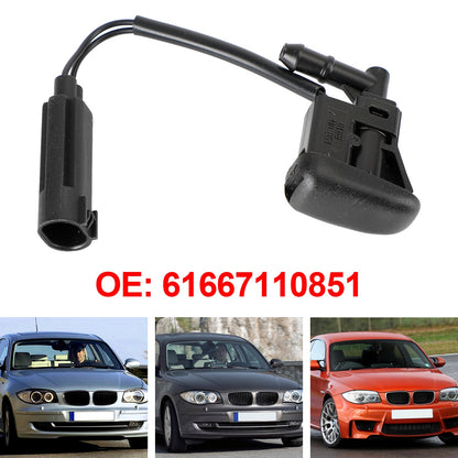 BMW 1 Z4 X5 Serie E53 E81 61667110851 Ugello Tergicristallo Spray Riscaldato