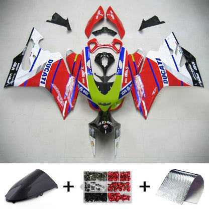 Amotopart Ducati 2012-2014 1199/899 Red Blue Line Abzlingkit