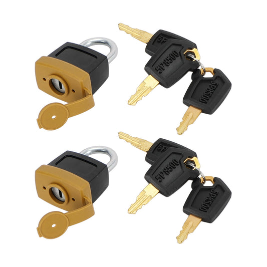 2 set lucchetto lucchetto con 6 nuove chiavi per Caterpillar (CAT) 5P8500 246-2641