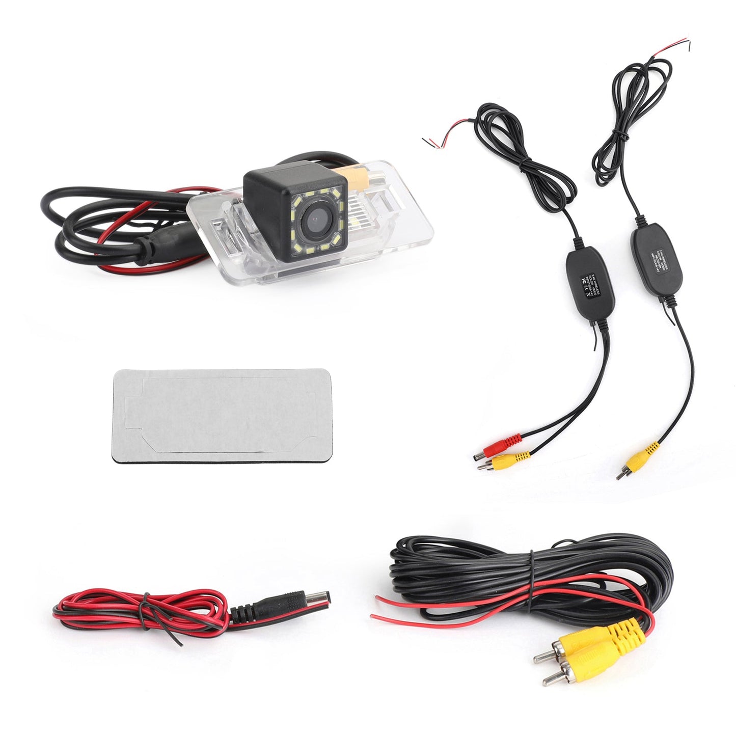 Bmw E46 E39 E70 E71 x3 x5 E60 E61 E90 E91 E92 Telecamera retromarcia wireless 12Led