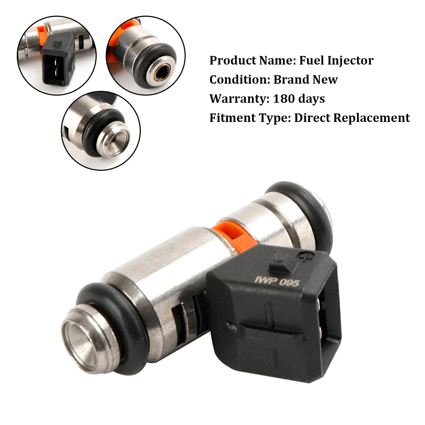 1PCS Iniettore di carburante IWP095 per Fiat Punto 1.4L 2007-2009 Fit Fiat Palio 1.6L