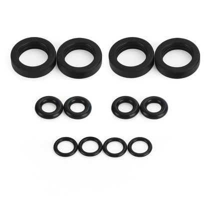 Kit di riparazione O-ring guarnizione iniettori carburante 4 pezzi adatto per Honda Accord Civic Odyssey generico