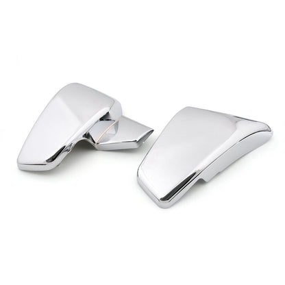 Coperchi laterali batteria in ABS per Honda VT600 Shadow VLX600 Deluxe 1999-2007 Chrome Generico