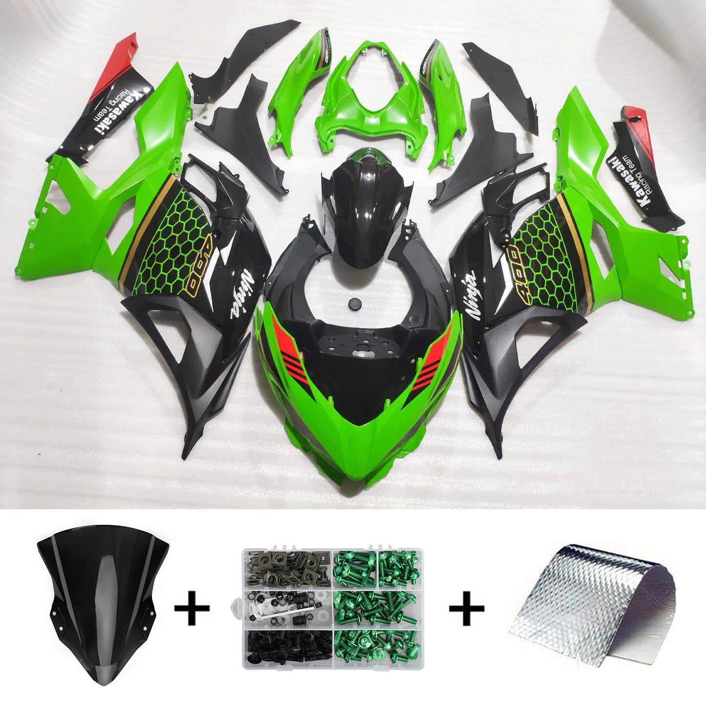 Kit carenatura Kawasaki EX400/Ninja400 2018-2022