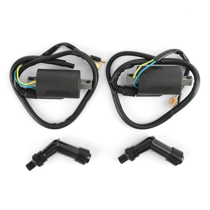 Bobina di accensione + Cappucci candela adatti per Honda CB450K CB450 CL450K CB500T Generico