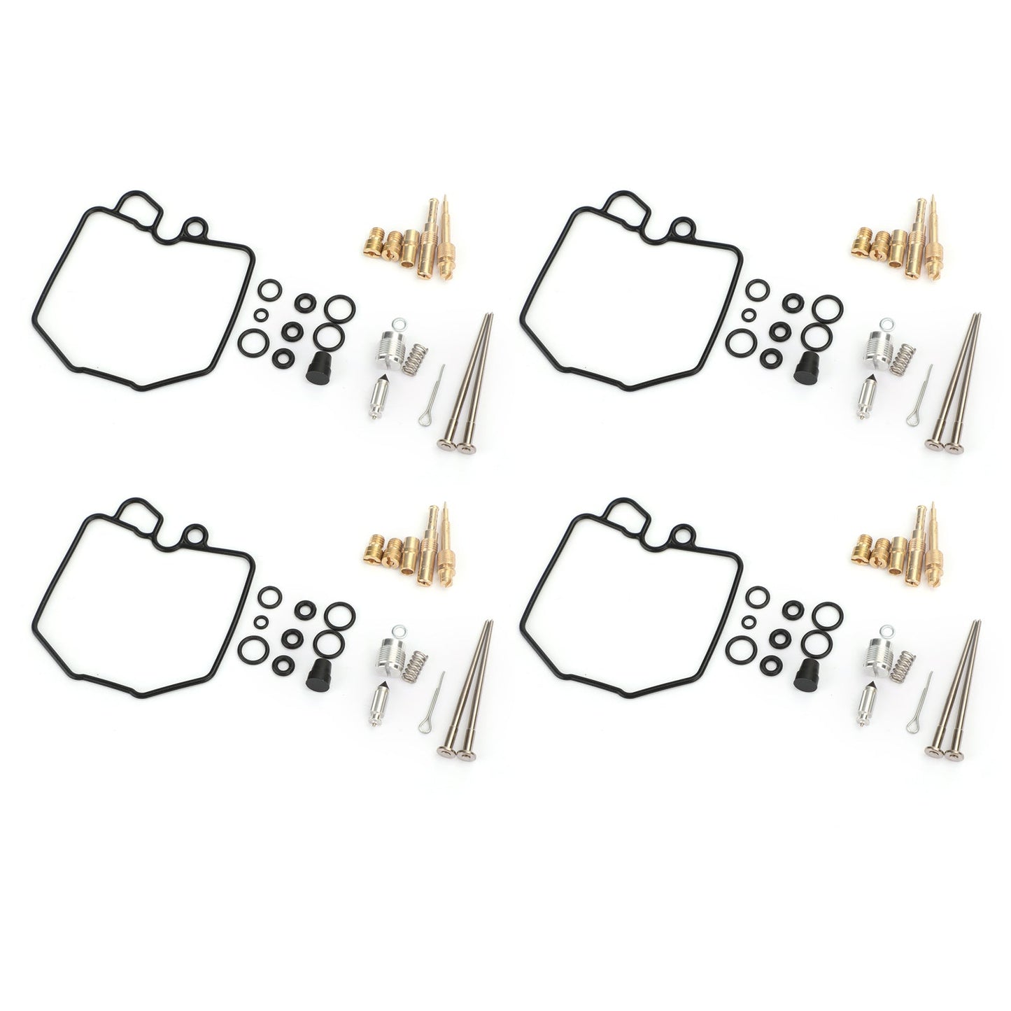 4X KIT RICOSTRUZIONE RIPARAZIONE CARBURATORE CARBURATORE per Honda 80-83 CB900C 900C CB1000C CB900F Generico