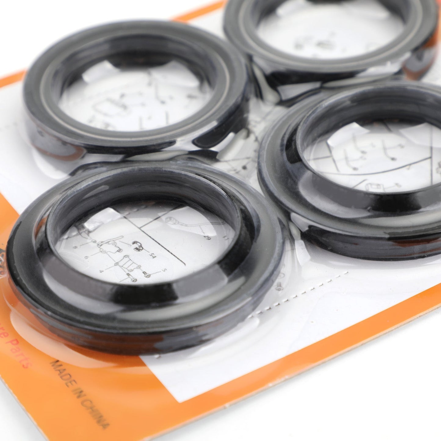Kit Parapolvere Olio Forcella per Kawasaki EJ 400 650 800 ZR250 92049-1391 92049-1515 Generico