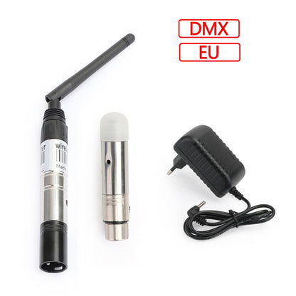 DMX512 Wireless Trasmettitore Ricevitore DMX Controller 2.4G Stage Lighting EU