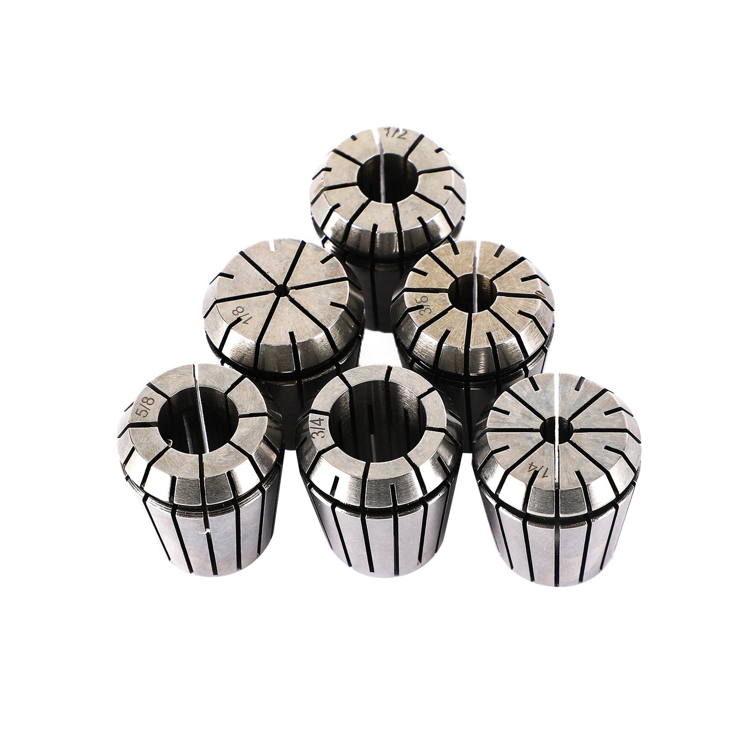 6Pcs ER32 Pinza a molla 1/2 "-5/8" per macchina per incisione di utensili per tornio di fresatura CNC