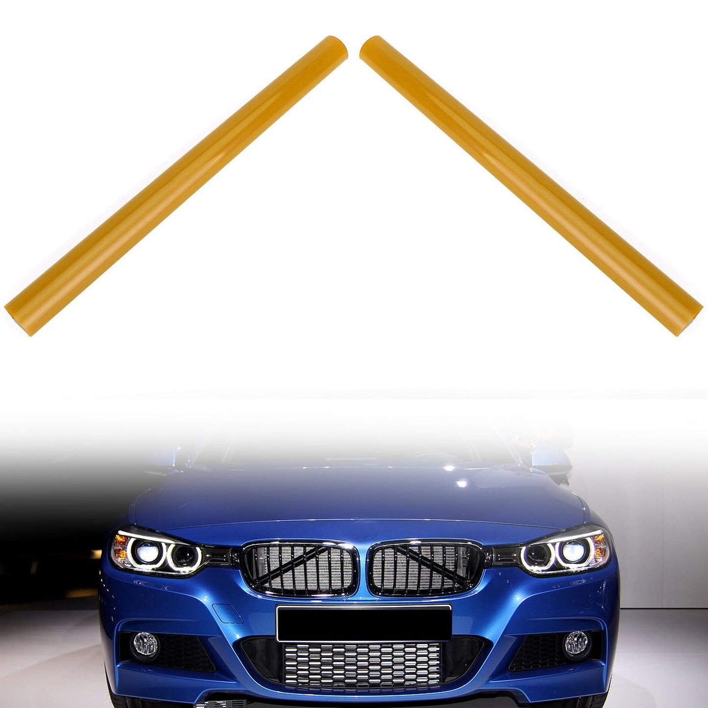 #A Color Support Grill Bar V Brace Wrap per BMW F30 F31 F32 F33 F34 F35 Blu Generico