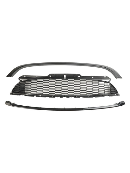 MINI R55 Cooper S e JCW 5 porte Estate 2008-2014 3 pezzi Griglia anteriore nera lucida