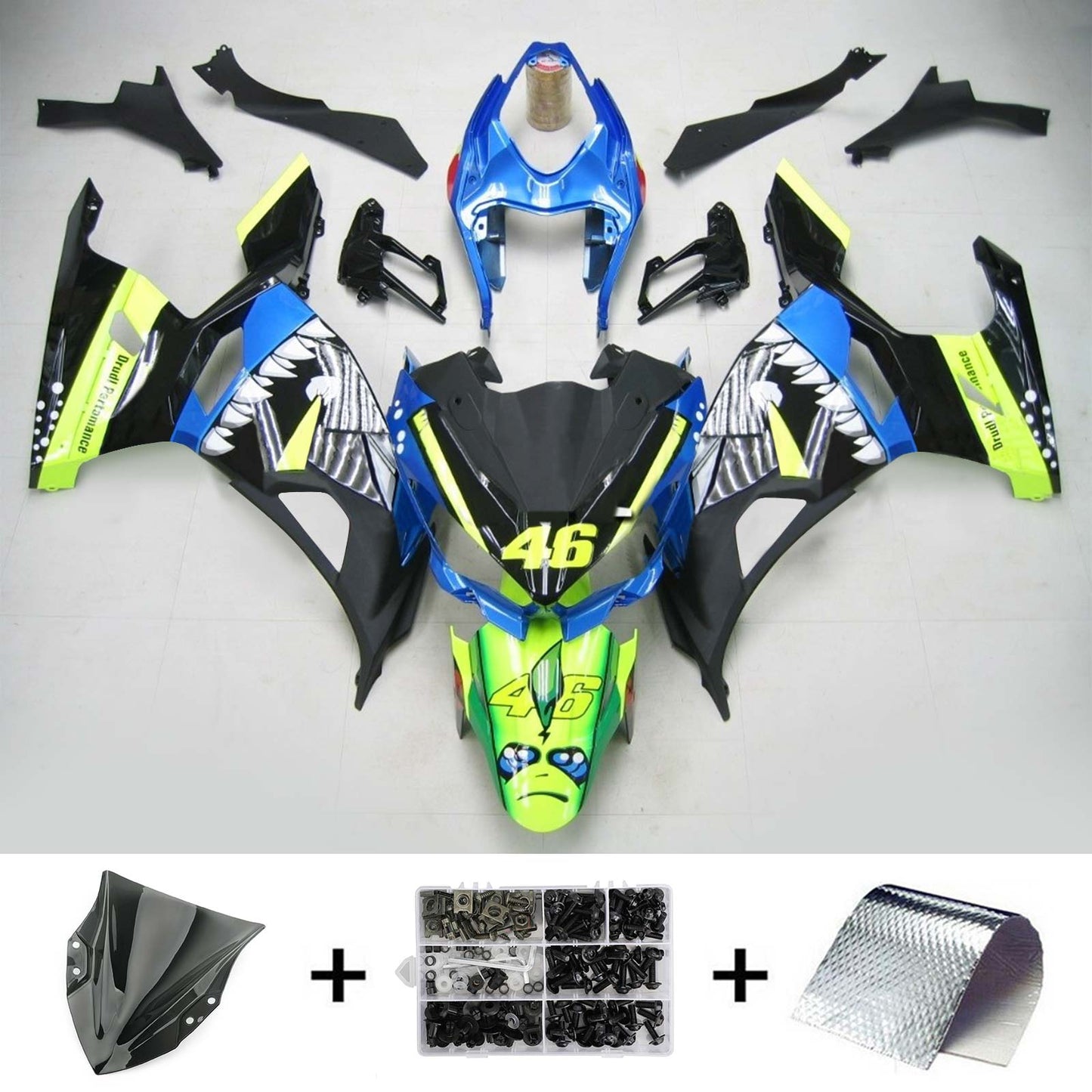 Kit carenatura per Kawasaki EX400/Ninja400 2018-2022