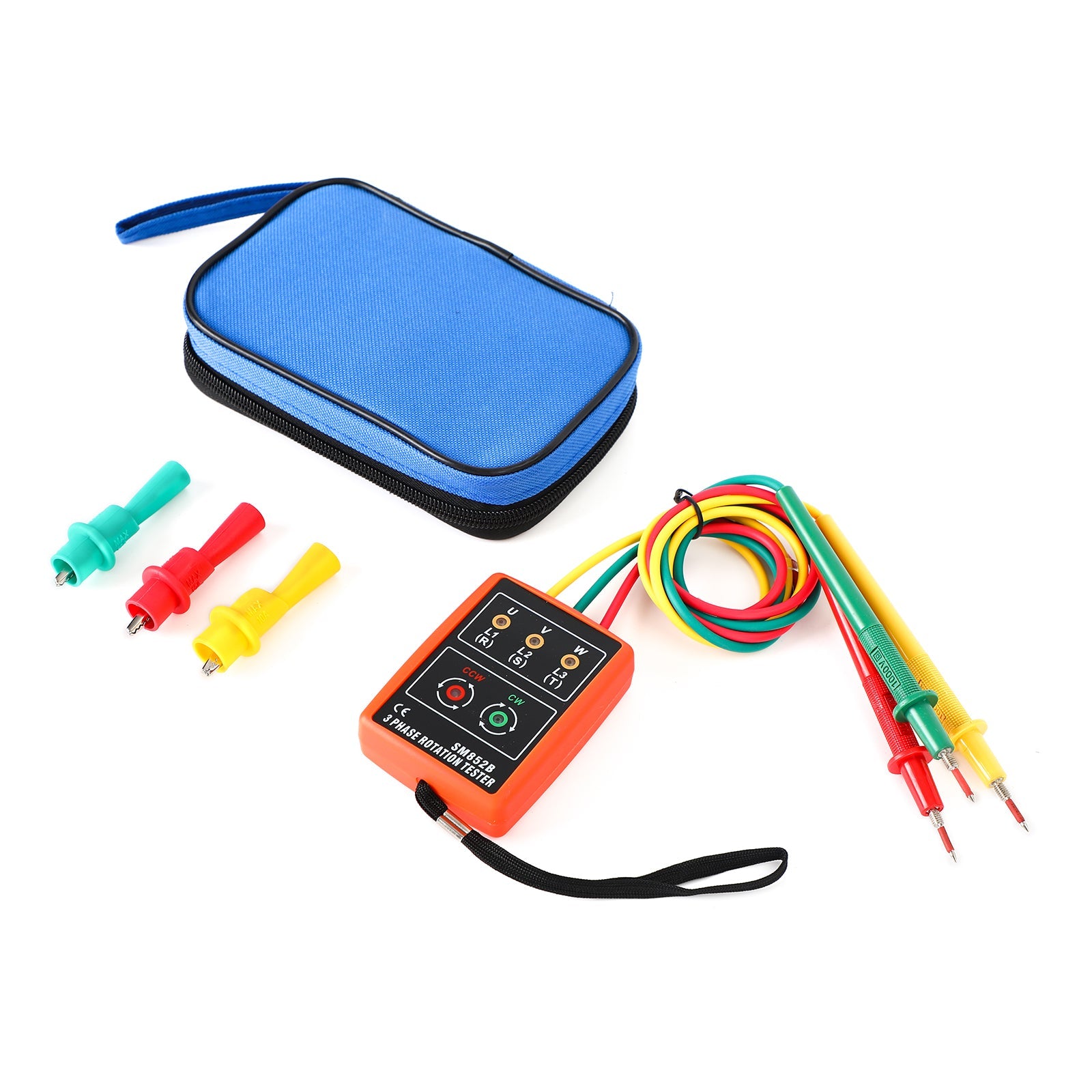 Eosnow SM852B Misuratore Di Sequenza Di Fase CA 3 Tester Di Rotazione Indicatore Led Rivelatore 60 V 600 V 86471368