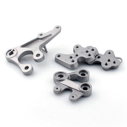 Anteriore + Posteriore Pedane Poggiapiedi Staffa Fit per Suzuki GSX-R GSXR 1000 2007 2008 Generico