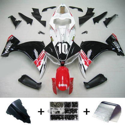 Amotopart Yamaha 2012-2014 YZF 1000 R1 Kit di allungamento nero rosso bianco