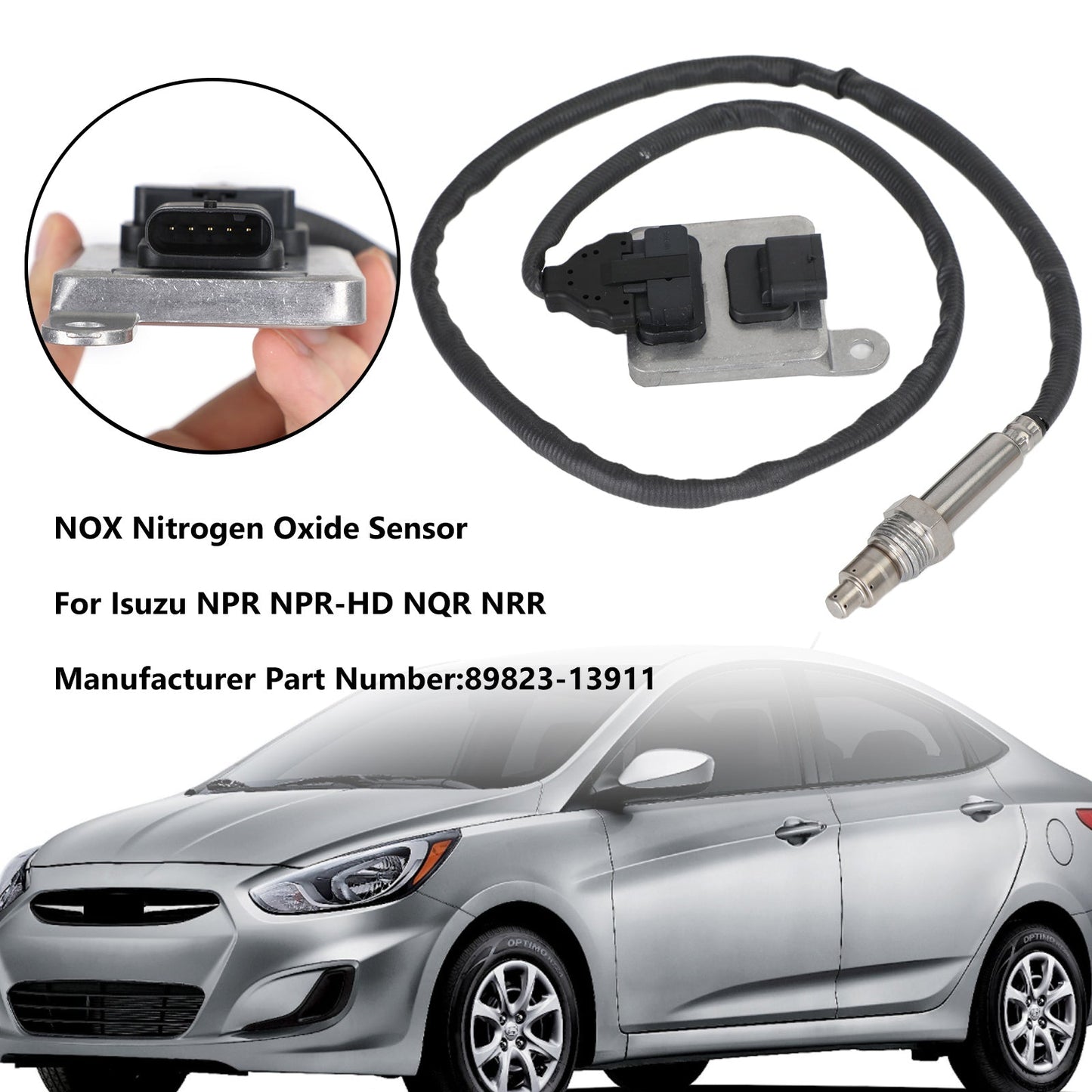 2011-2016 NPR NOX Sensore di ossido di azoto 89823-13911 Generico