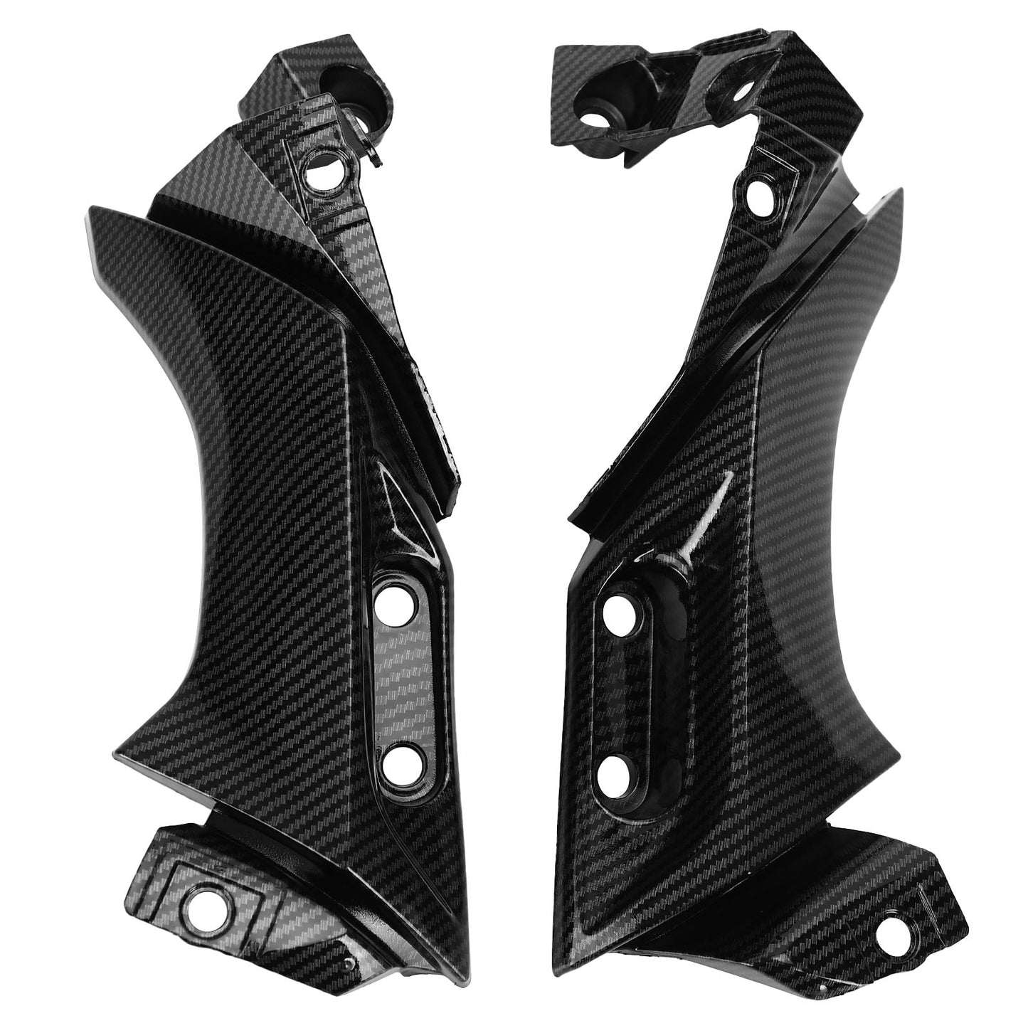 Carena carenatura pannello centrale telaio laterale per Yamaha YZF R1 2004-2006 Carbonio generico