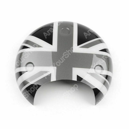Coperchio del pannello del contagiri con bandiera inglese nera Union Jack per MINI COOPER R56 R58 R60