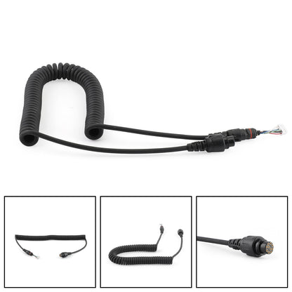 Cavo per microfono per altoparlante aeronautico a 10 pin adatto per Hytera MD780/G MD782U RD982U RD980