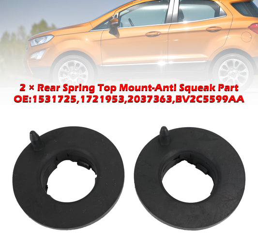 2 × parte posteriore anti-cigolio per montaggio superiore della molla posteriore per Ford Fiesta Mk7 09-17 1531725