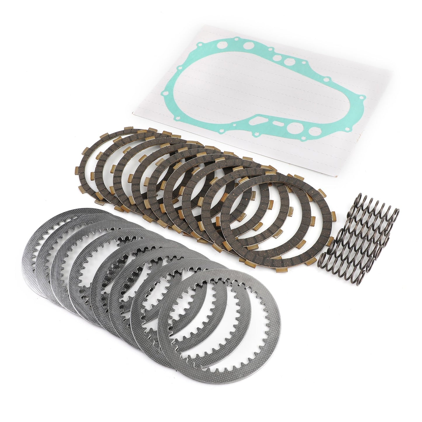 Kit frizione Set Dischi Dischi Piastre Molle Guarnizione adatta per Suzuki LTZ400 2005-2008 Generico