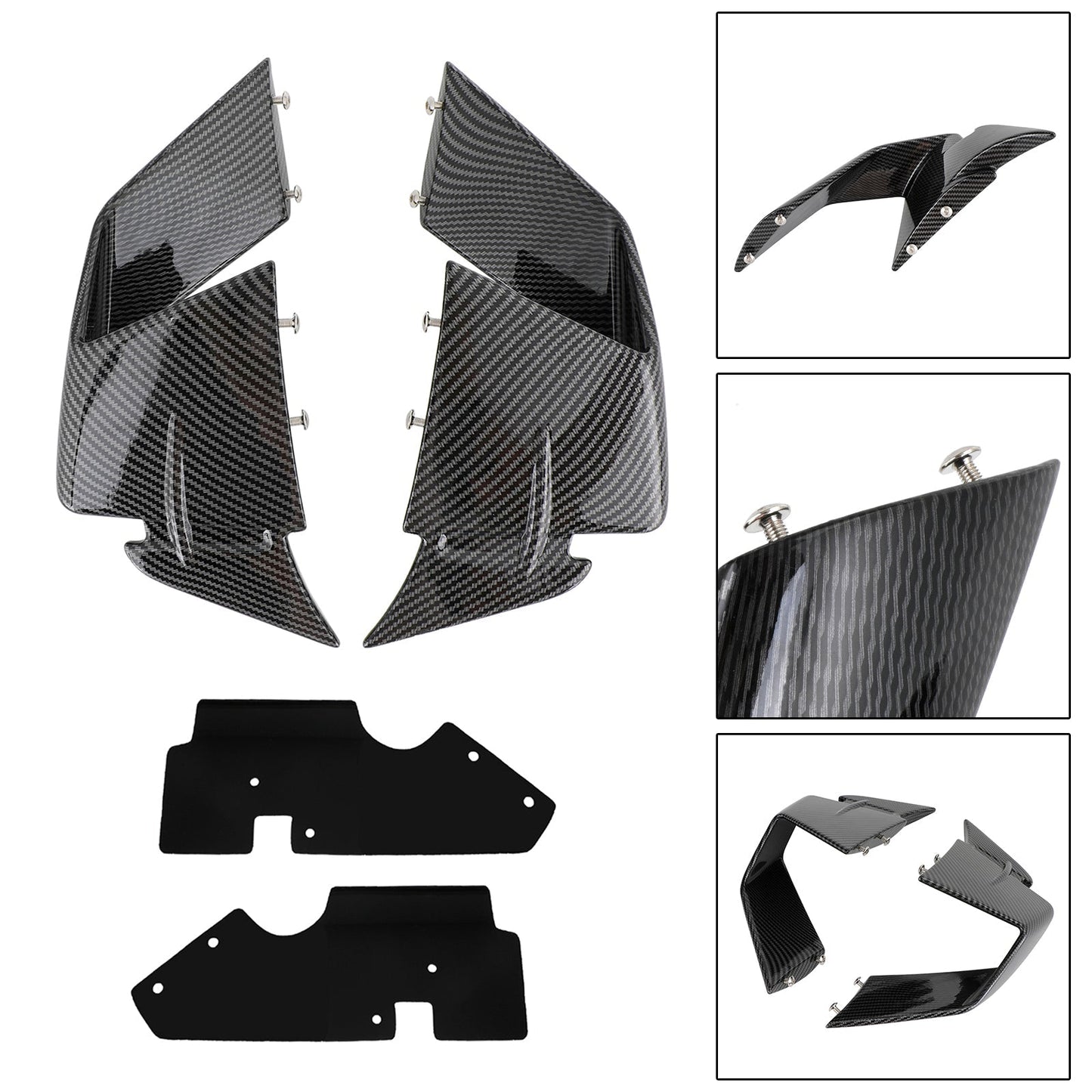 19-22 BMW S1000RR Spoiler anteriore Wind Winglets Carenatura Generico