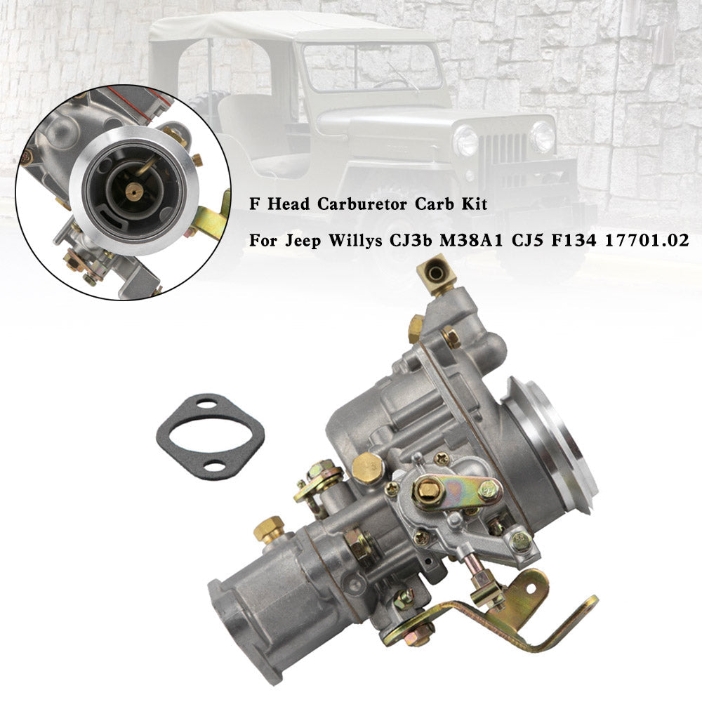 Kit carburatore carburatore testa F per Jeep Willys CJ3b M38A1 CJ5 F134 17701.02