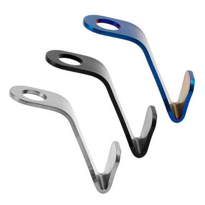 Accessori per portaoggetti per gancio per gancio per casco Universale adatto per moto Argento