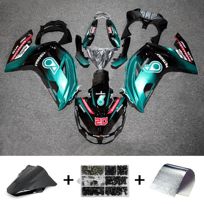 Amotopart Kawasaki ER6F/Ninja650 2012-2016 Kit carena Carrozzeria Plastica ABS