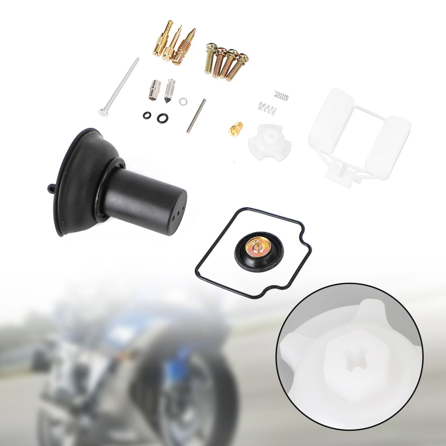 Carburatore Carb Rebuild Kit adatto per Honda CBX250 Twister cilindro moto Generico