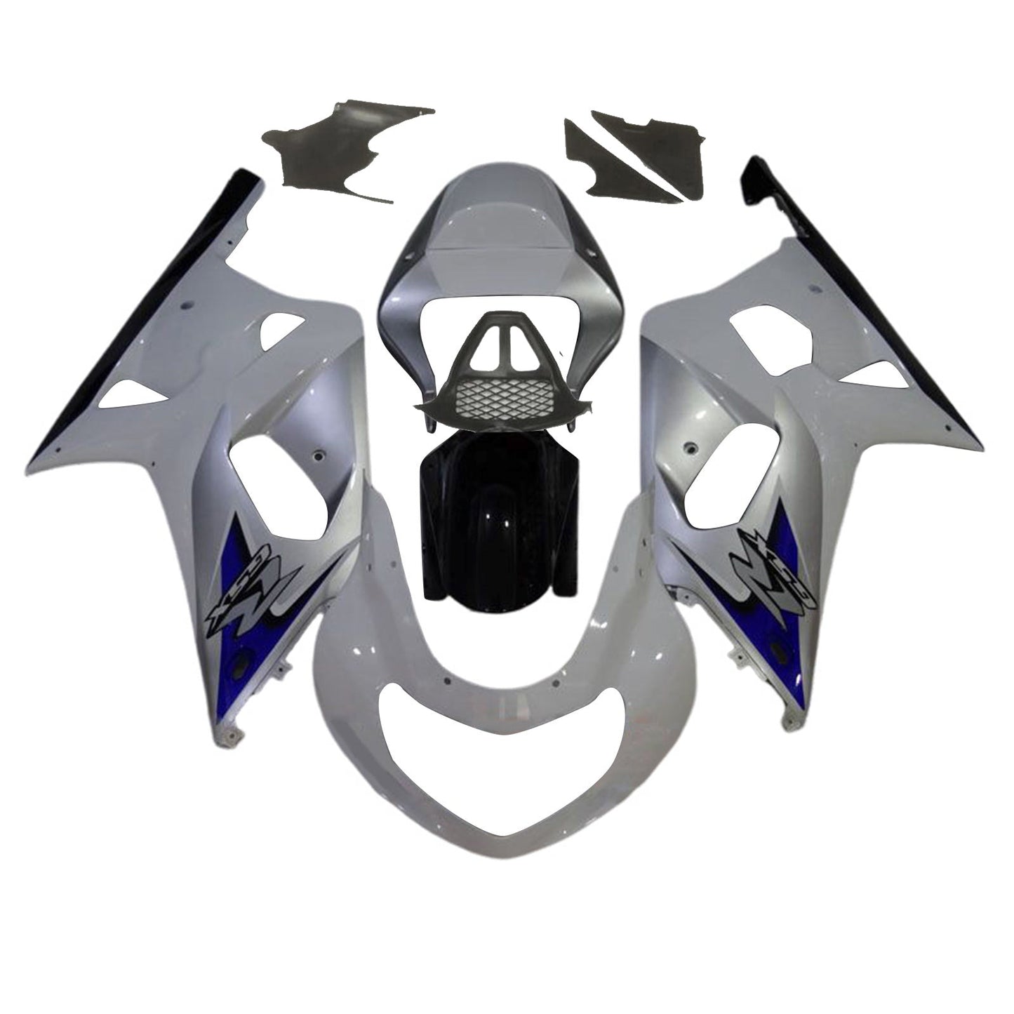Amotopart Suzuki GSXR1000 2000-2002 K1 K2 Kit carena Carrozzeria Plastica ABS
