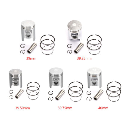 Diametro anello spinotto pistone 39,00 39,25 39,50 39,75 40,00
