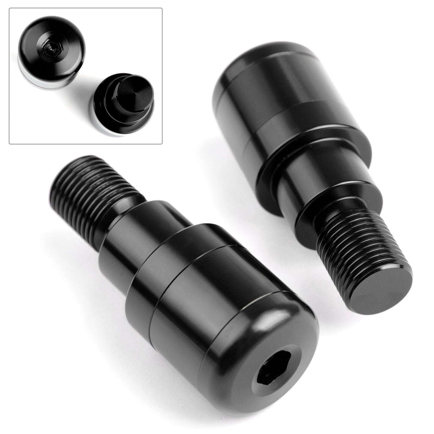 Estremità manubrio in alluminio Estremità manubrio moto CNC per YAMAHA MT-07 FZ-07 MT-09 MT-10 XJ6 2010-2015