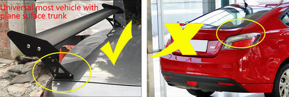 135cm Universal Hatch Regolabile Alluminio GT Baule Posteriore Racing Spoiler Wing Generic