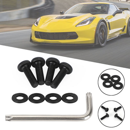 4 pz Ala Spoiler Centro Bulloni 23155297 fit Chevrolet Corvette C7 Z06 GS T27 Generico