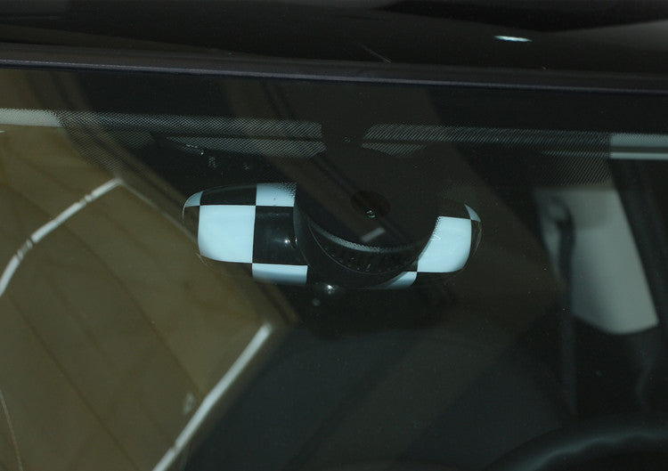 Alloggiamento della copertura dello specchietto retrovisore a scacchi bandiera Union Jack per 14 MINI Cooper F56 Generico
