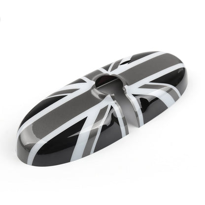 UK Flag Checkered Rear View Mirror Cover Housing For MINI Cooper R55 R56 R57