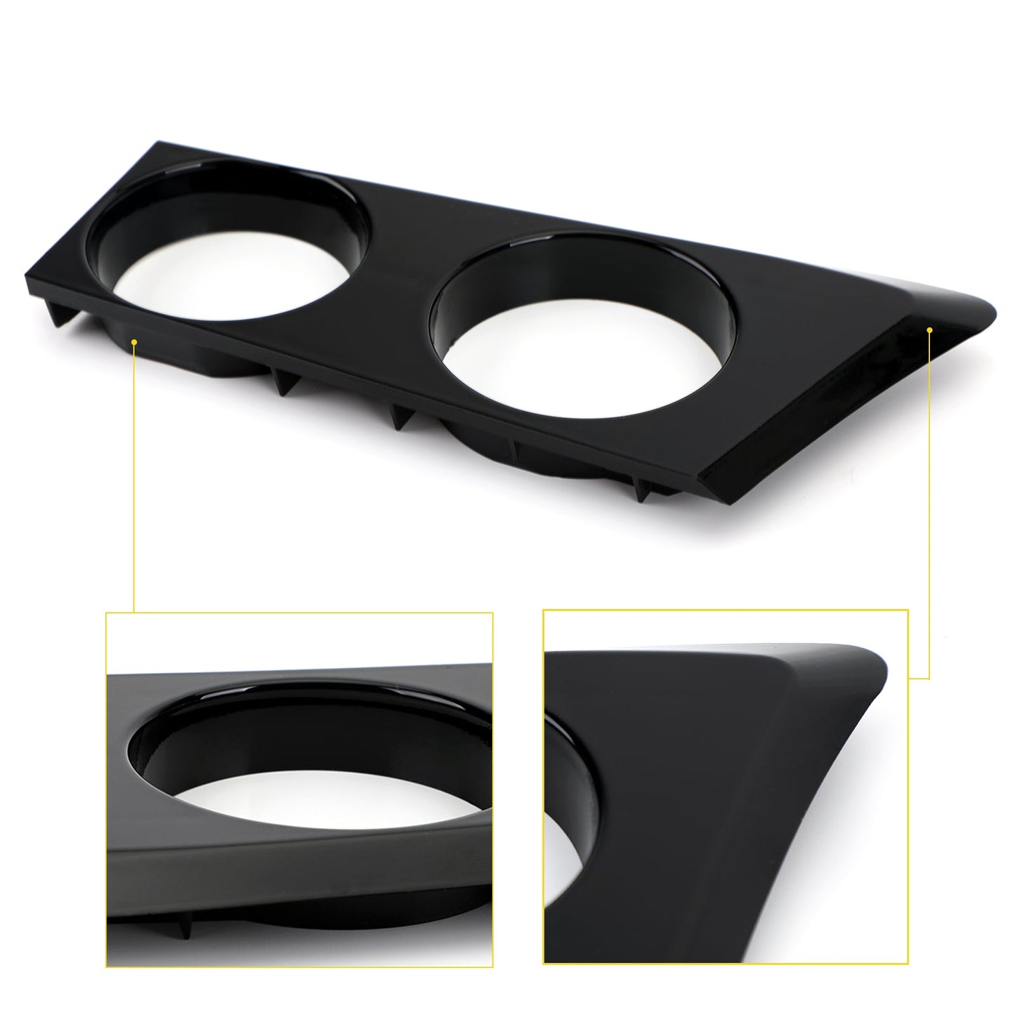Areyourshop Portabicchieri in fibra di carbonio per BMW Serie 1 E81 E82 E87 E88 Hatchback Coupe Generico