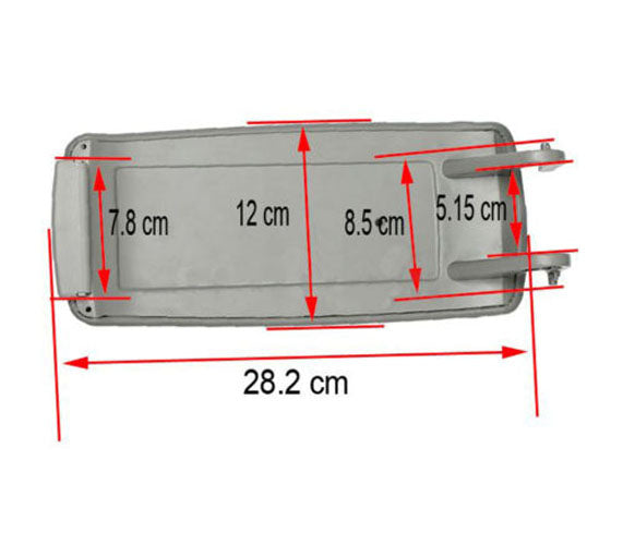 Audi A4 S4 A6 2000-2008 Coperchio del bracciolo della console centrale in pelle sintetica kaki