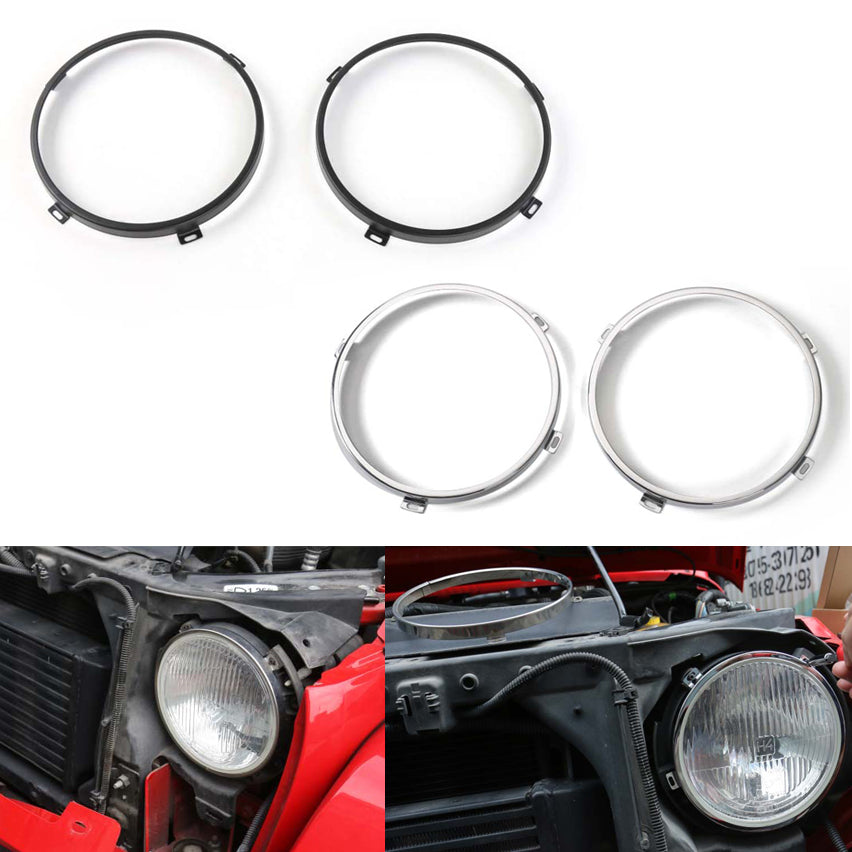 2x Mounting Bracket For 7inch LED Headlight Round Ring Wrangler JK 07-2017