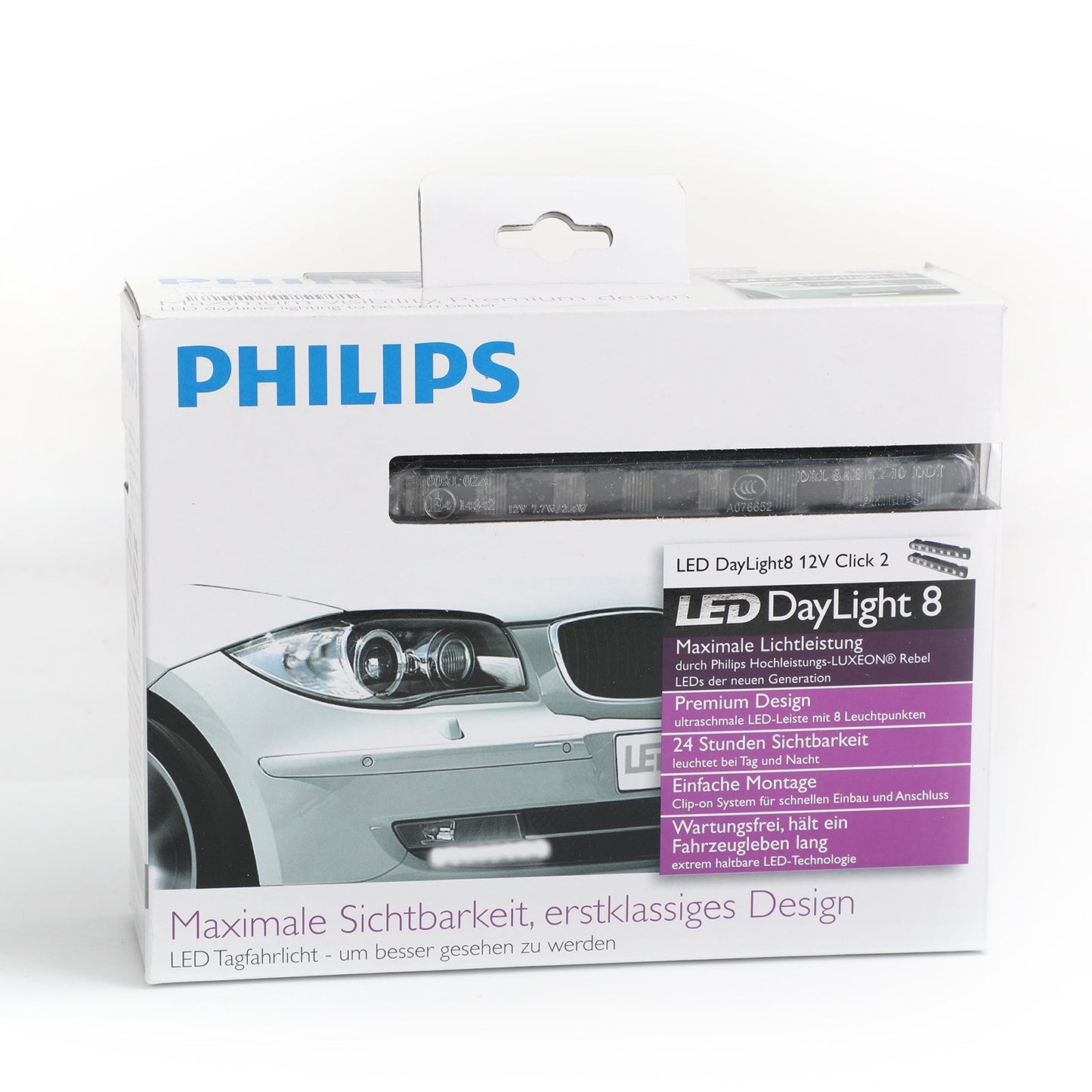 PHILIPS Luxeon LED DayLight 8 Luce di marcia diurna DRL Lampada 12824 12V Generico
