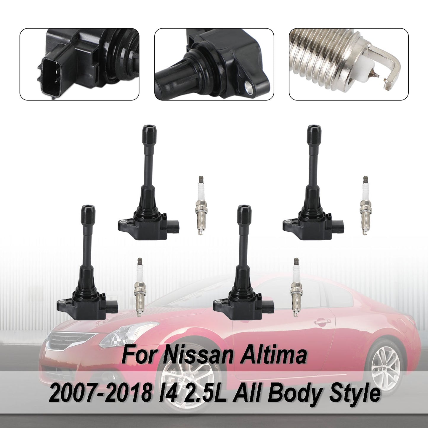 2017-2018 Nissan Rogue l4 2.0L/Sentra l4 1.6L 4 pezzi bobine di accensione confezione UF549