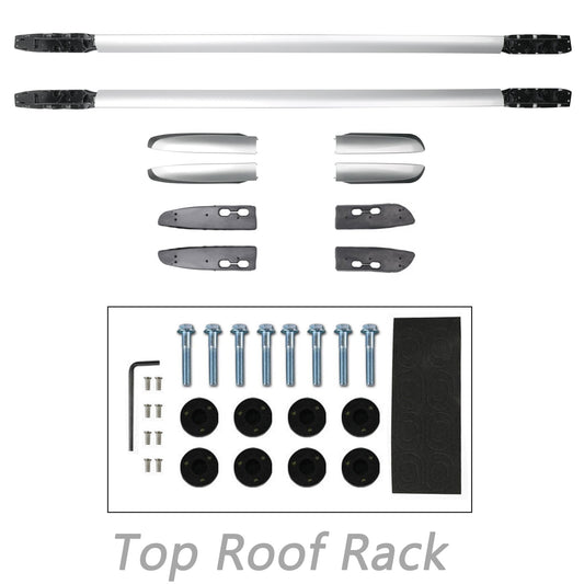 Set Barre Laterali in Alluminio Colore Argento per Toyota RAV4 2013-2019 OEM Style