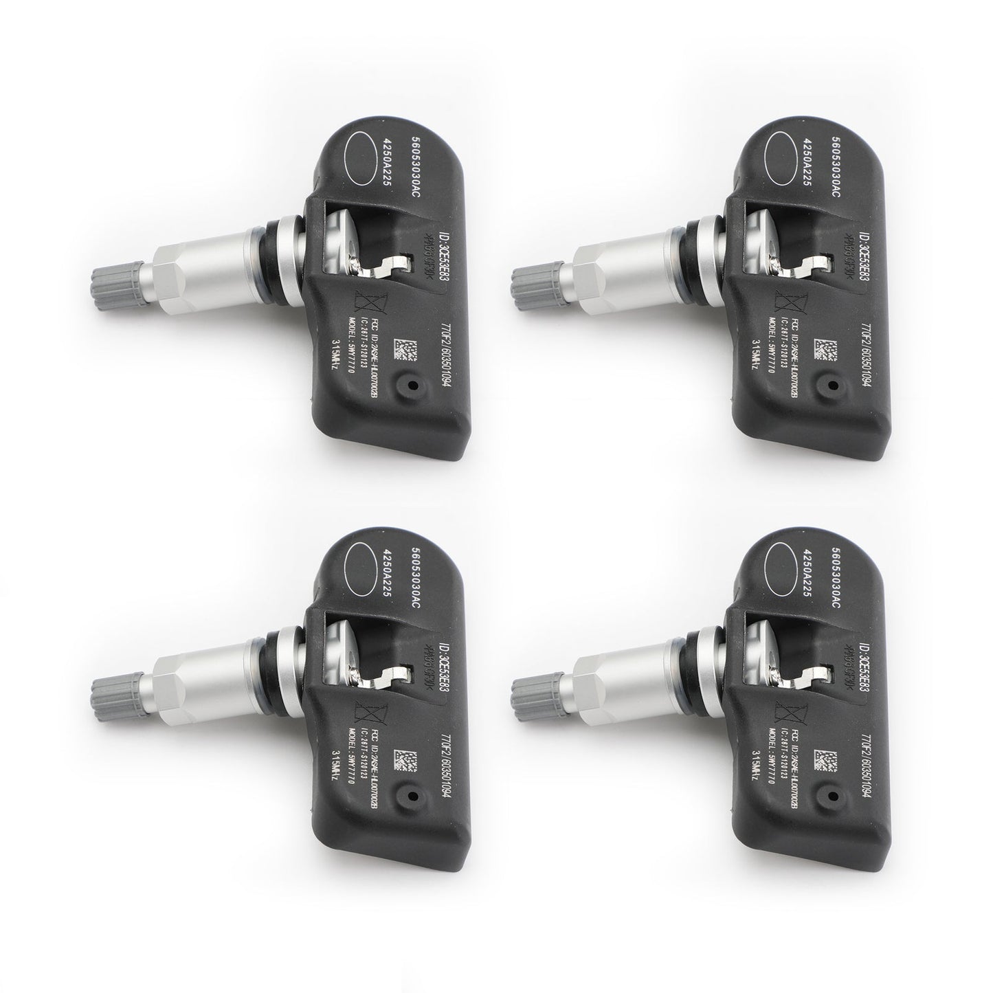 4 Di Set 56053030AC Sensore Pressione Pneumatici TPMS 315Mhz Per Chrysler Generico