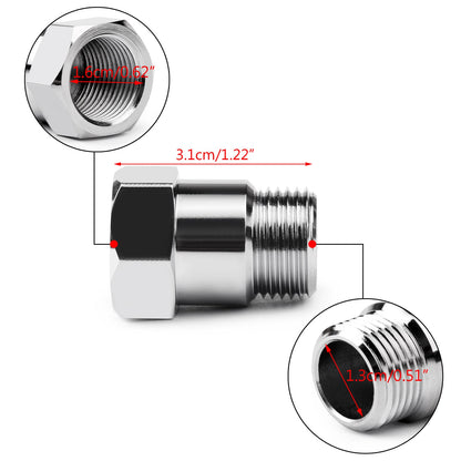 4x Universal M18X1.5 O2 Sensore di ossigeno Prolunga tubo adattatore prolunga distanziale