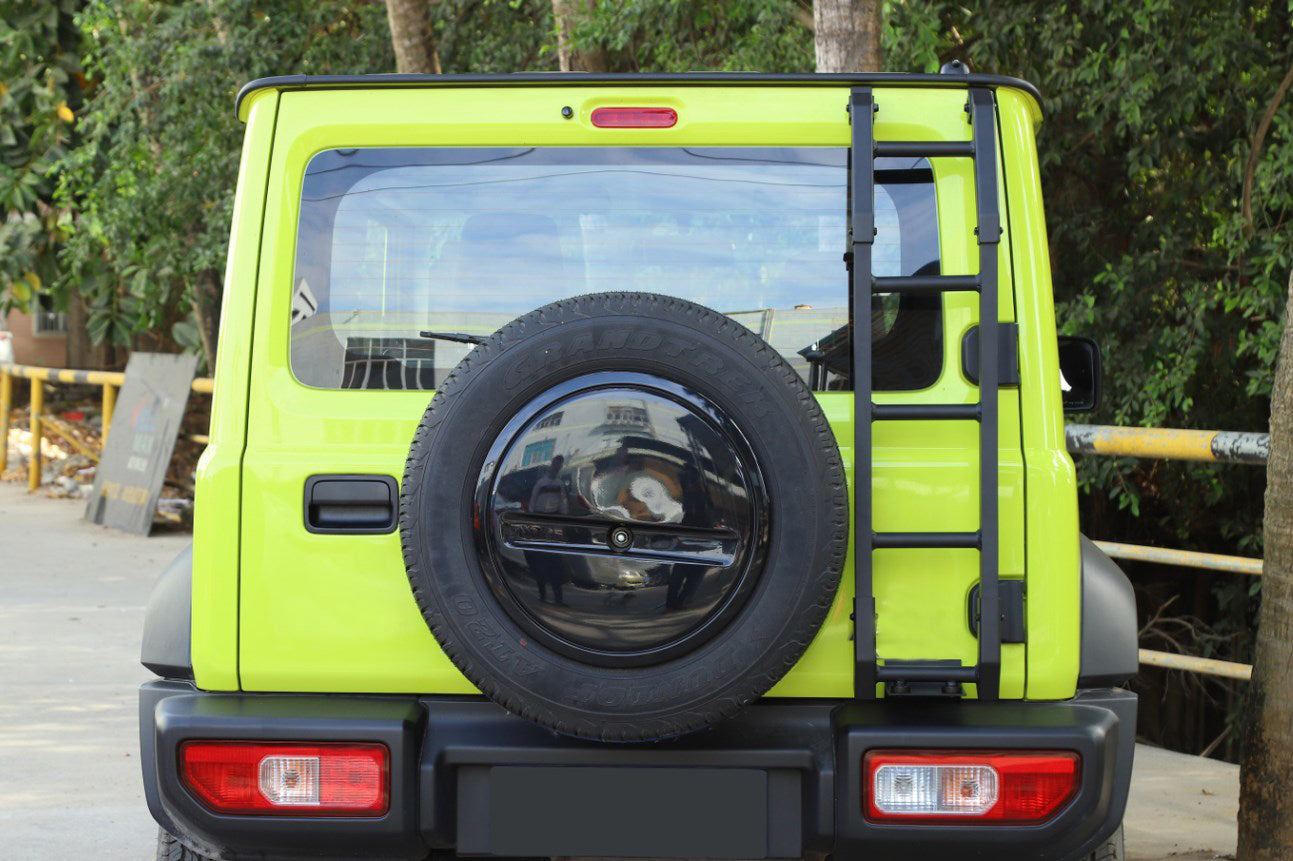 Nuova scala per porta posteriore in alluminio per auto adatta per Suzuki Jimny 2019+ BLK generico