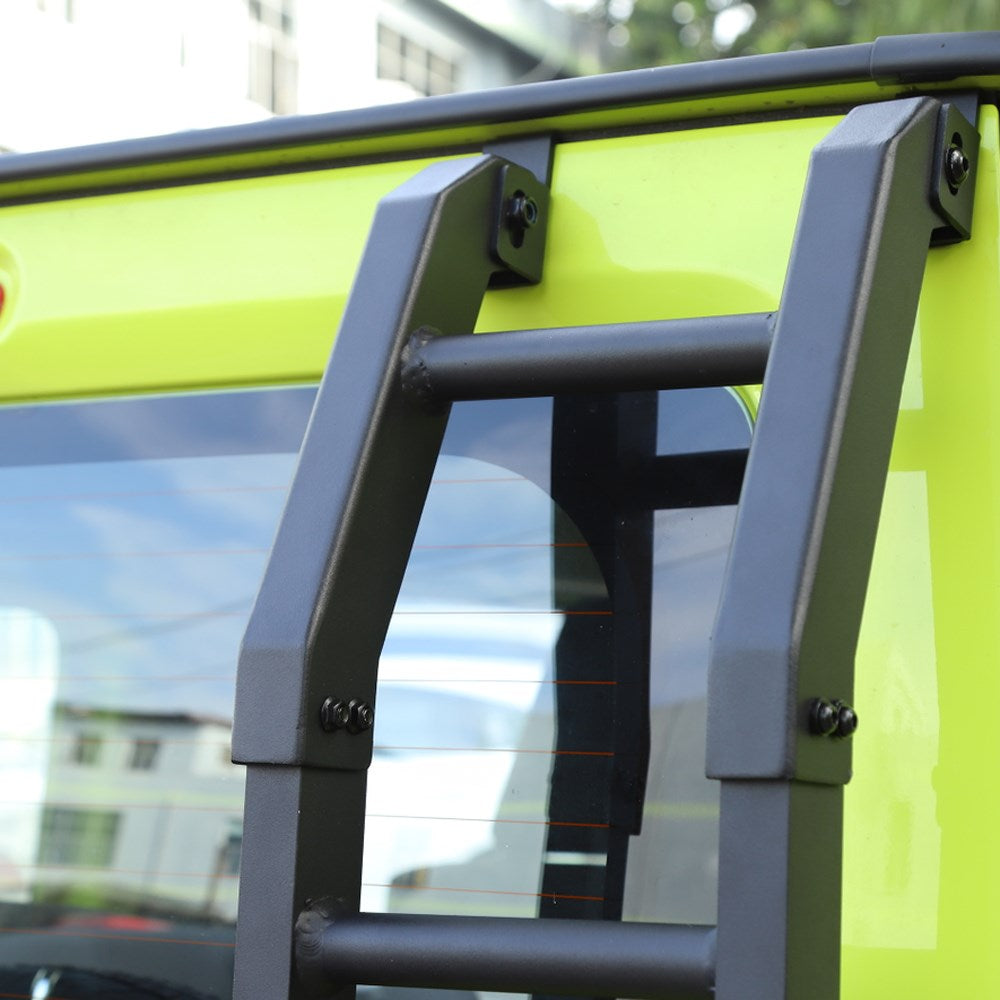 Nuova scala per porta posteriore in alluminio per auto adatta per Suzuki Jimny 2019+ BLK generico