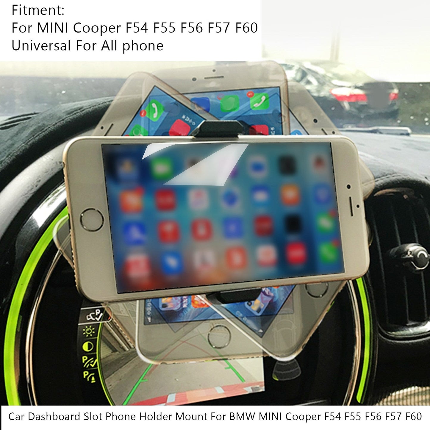 Supporto da auto per supporto per telefono perfetto per Bmw Mini Cooper F54 F55 F56 F57 F60 generico